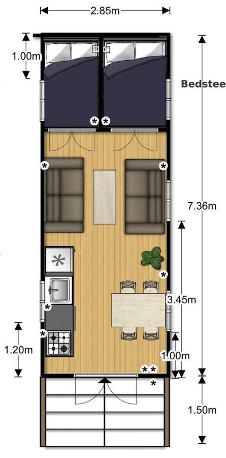 Minicamping De Boshoek Serooskerke  Exterior photo
